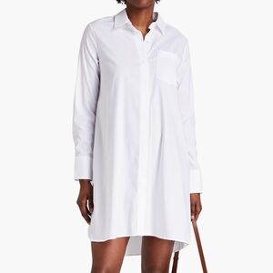 James Perse White Button Down Dress